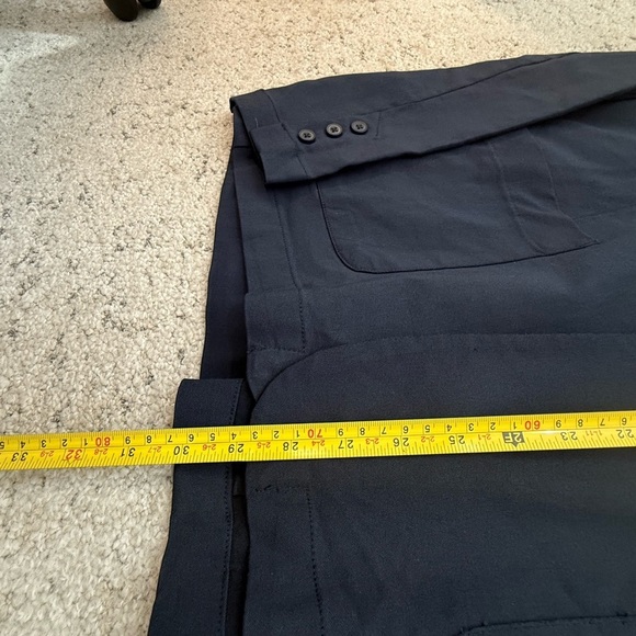 Ike Behar S NWOT travel blazer rayon/spandex Navy Lightweight - Picture 8 of 13